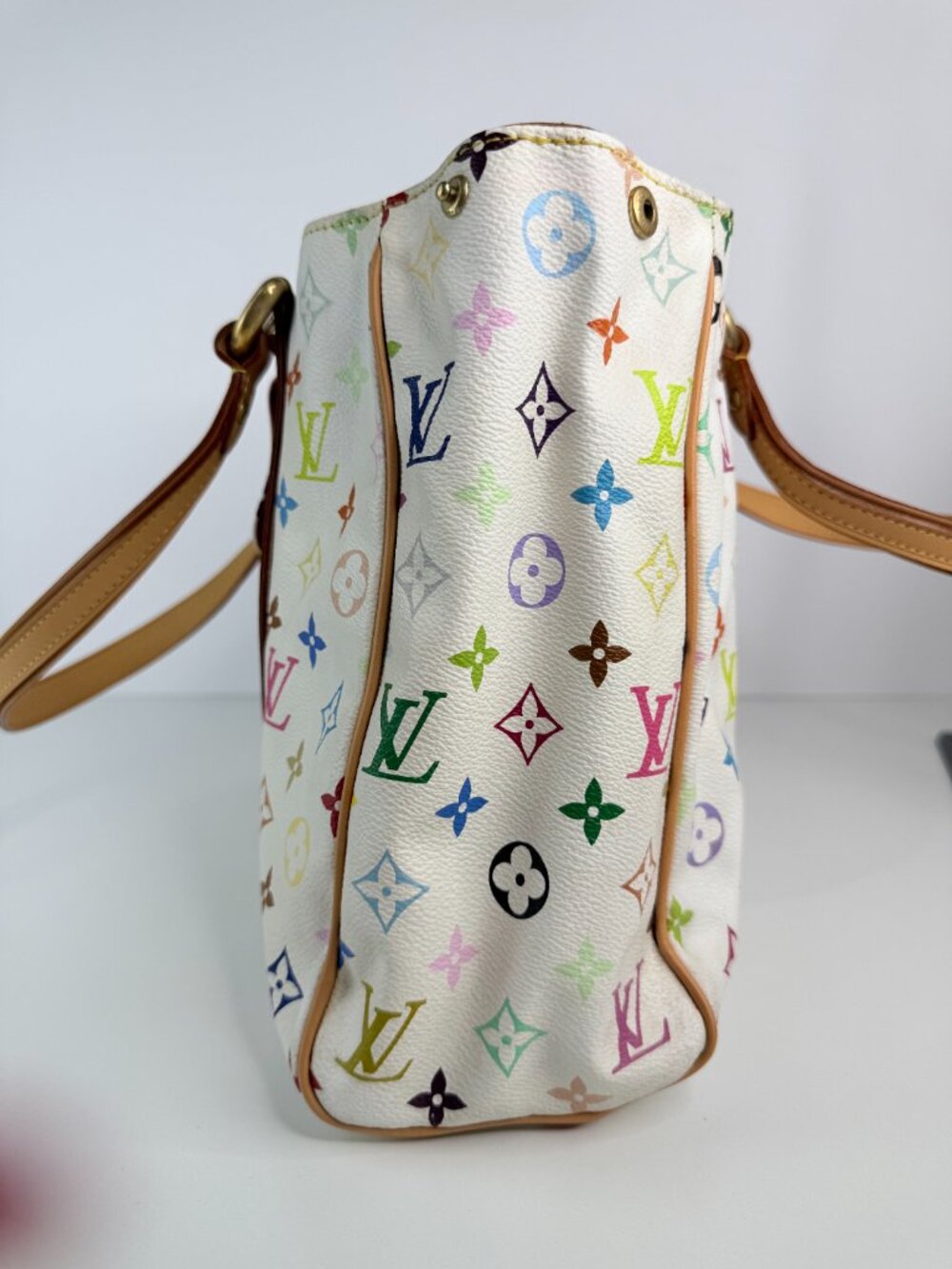 louis vuitton cabas piano handbag monogram multicolor - Picture 7 of 15